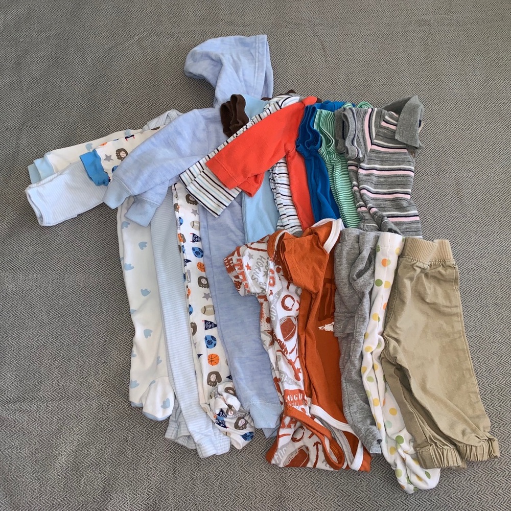 Lot of 15 items 0-3m / 3m Baby Boy